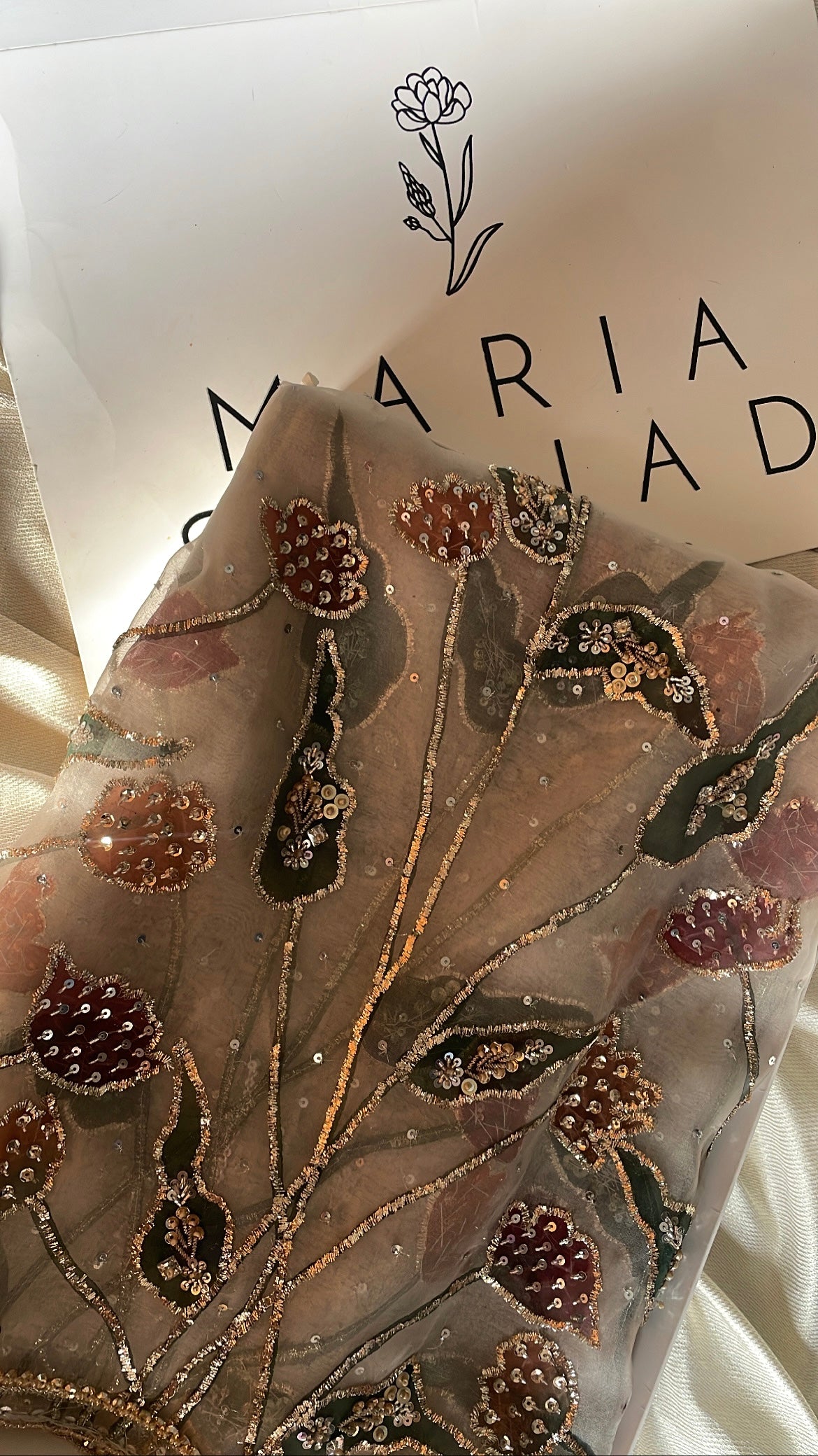 Festive HandPainted Dupatta