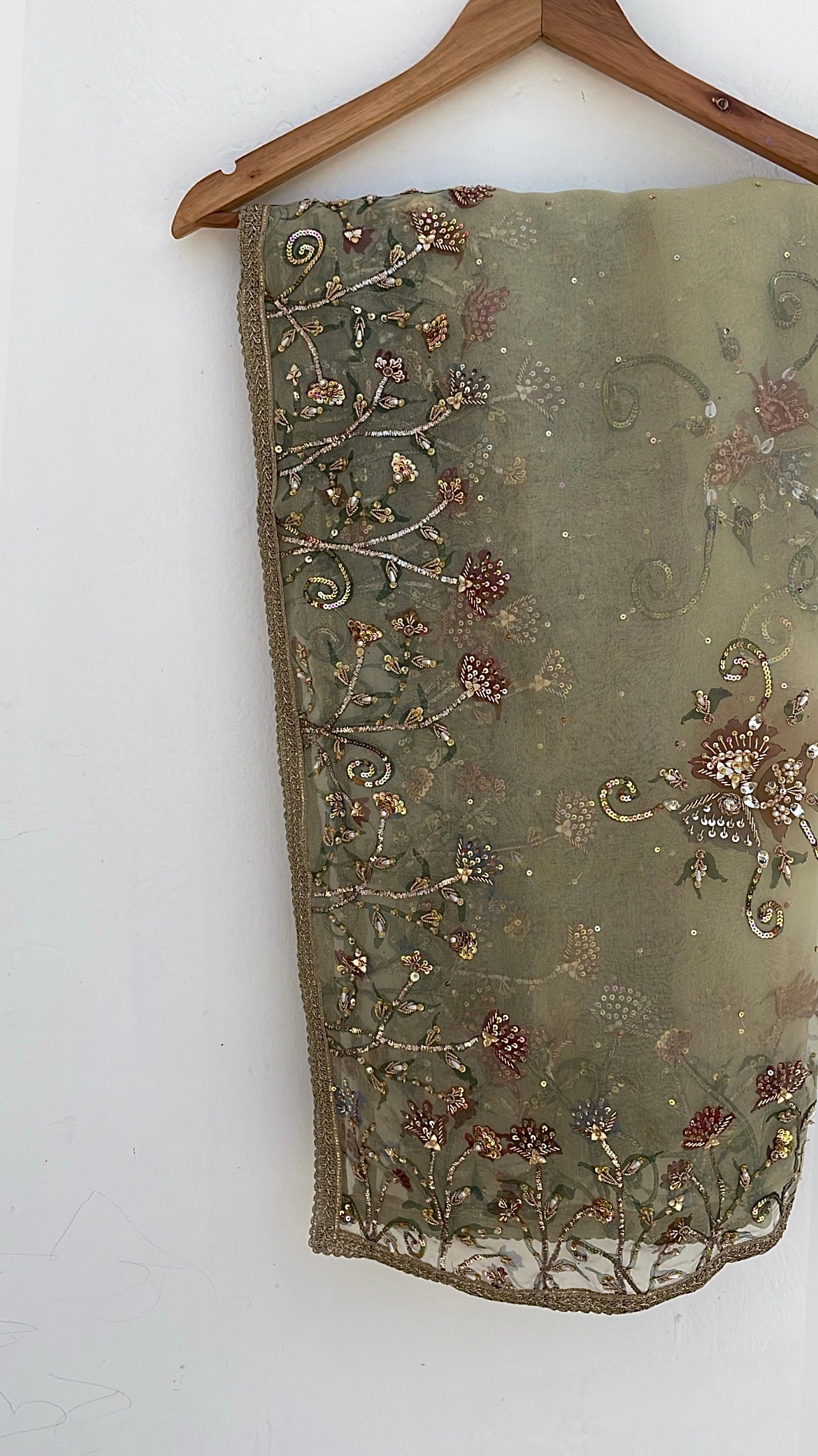 Festive HandPainted Dupatta