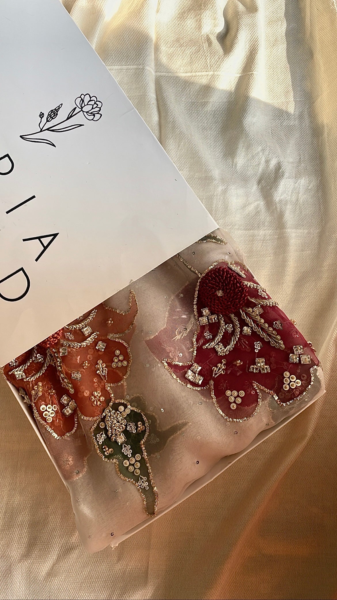 Festive HandPainted Dupatta