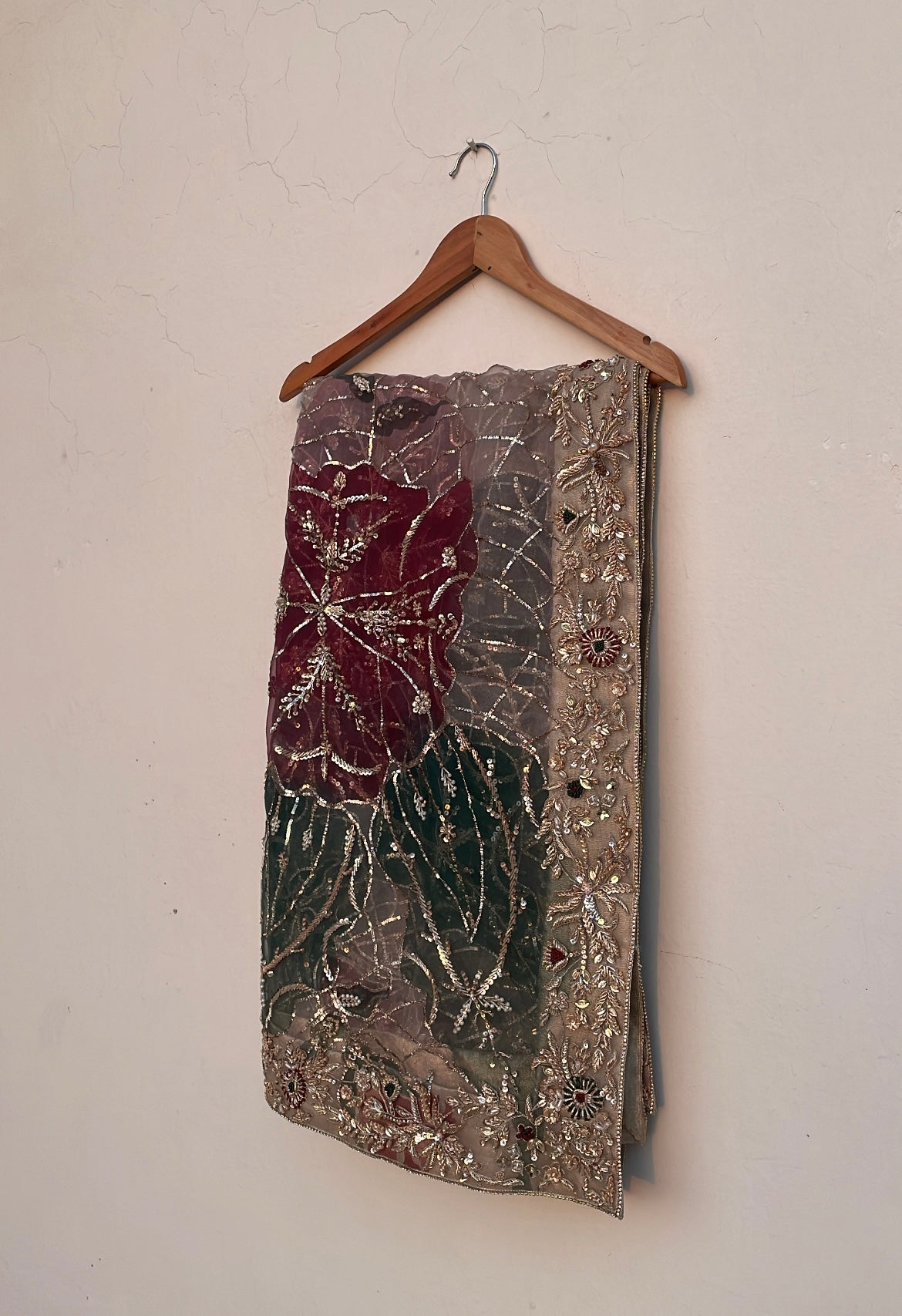 Bridal HandPainted Dupatta