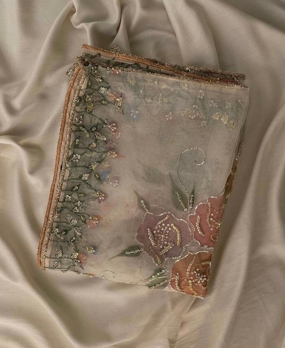 Festive HandPainted Duppata