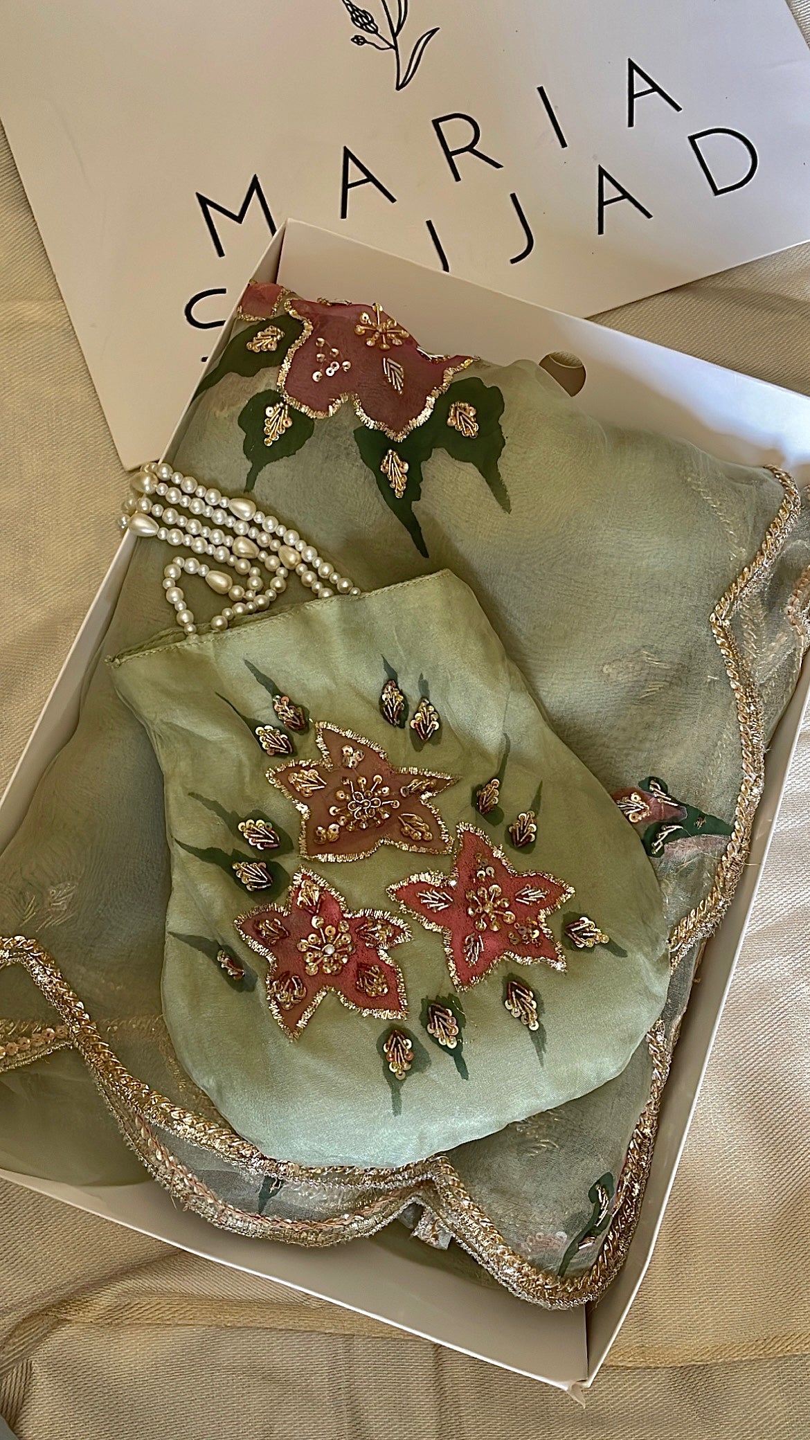 Festive HandPainted Dupatta