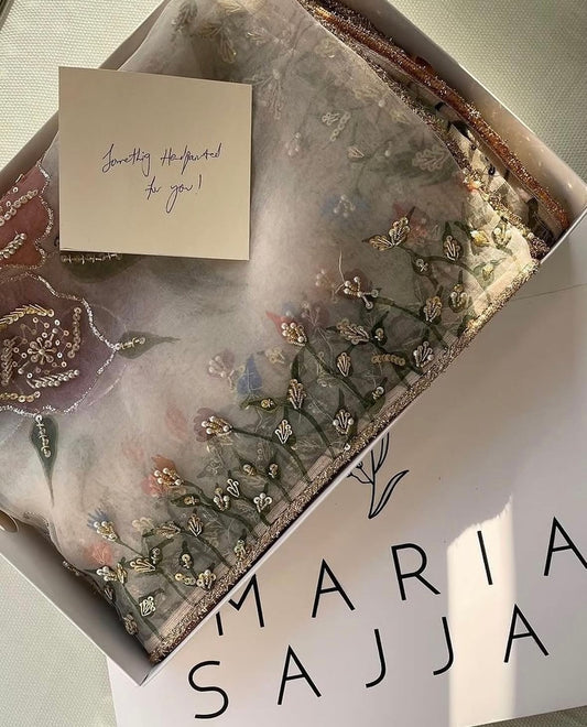 Festive HandPainted Duppata