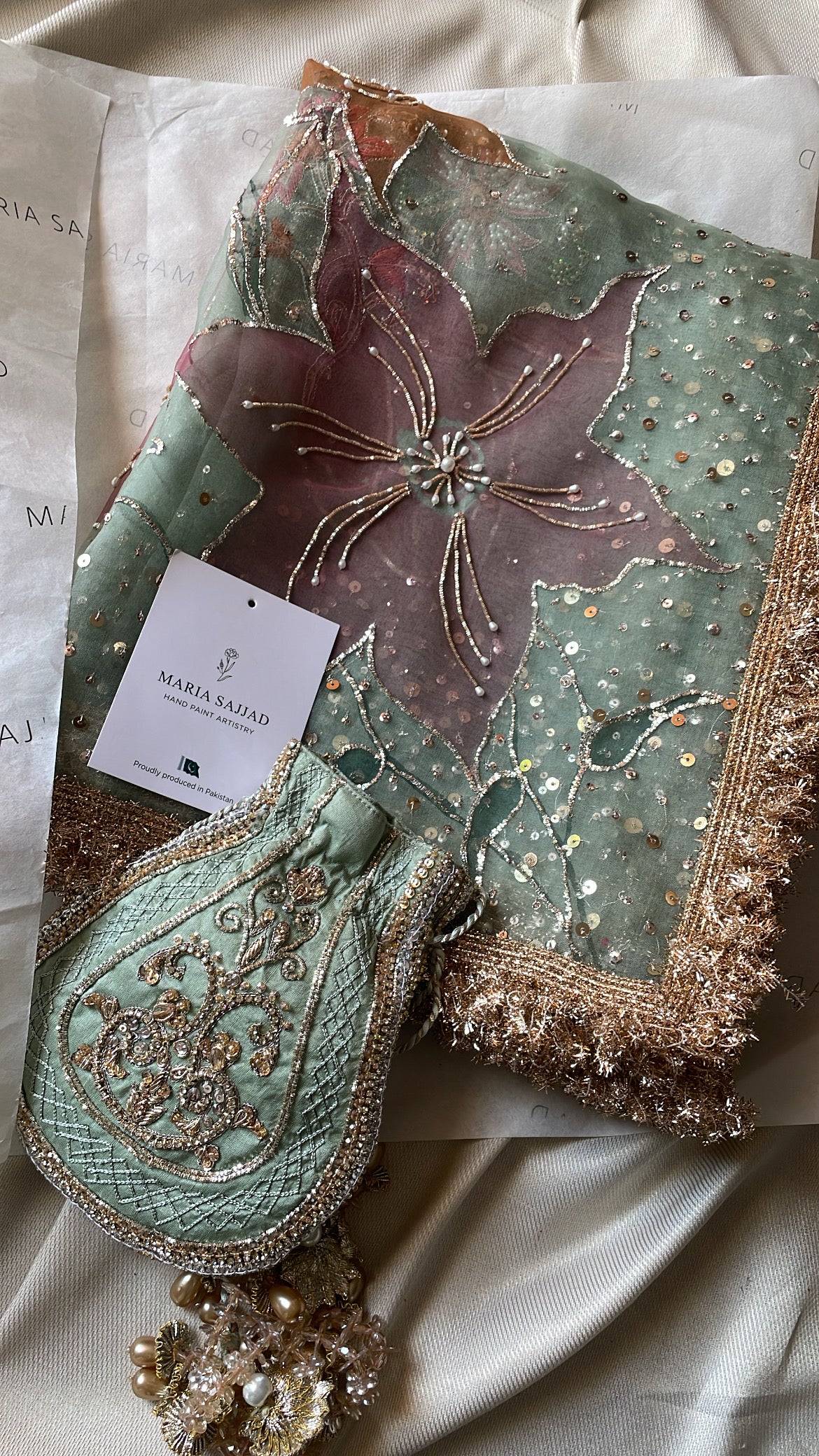 Formal Handpainted Dupatta