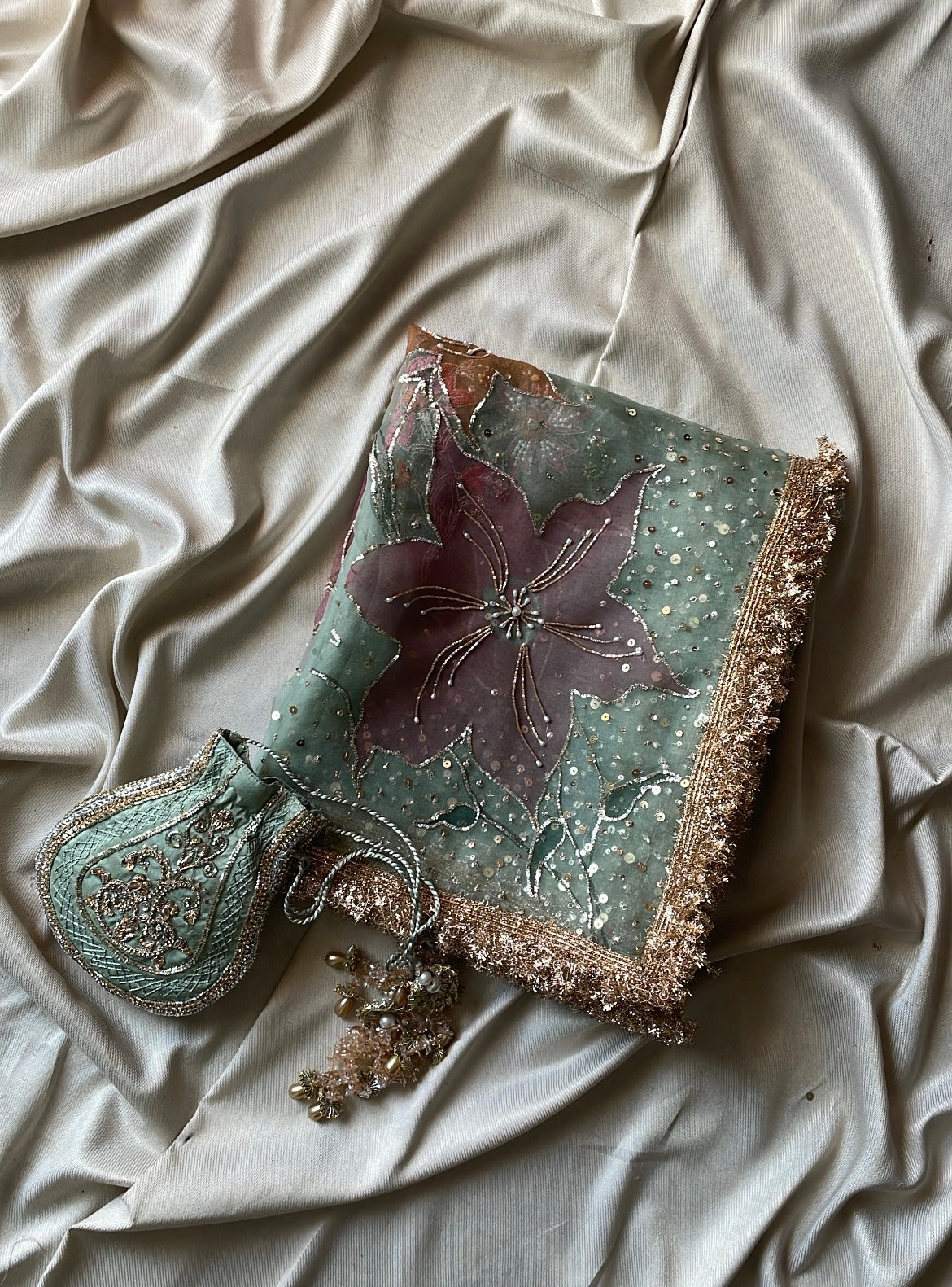 Formal Handpainted Dupatta