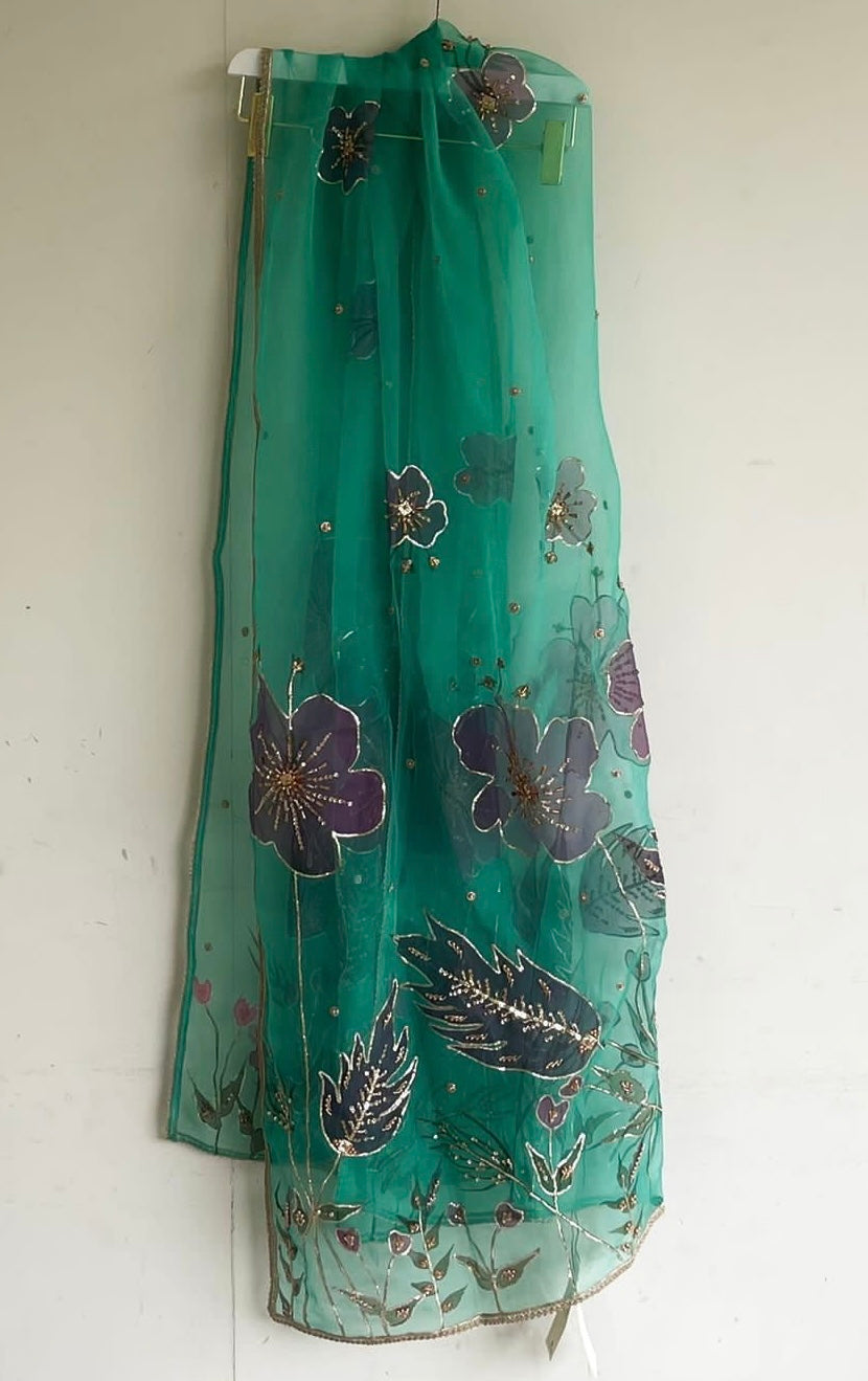 Festive HandPainted Dupatta