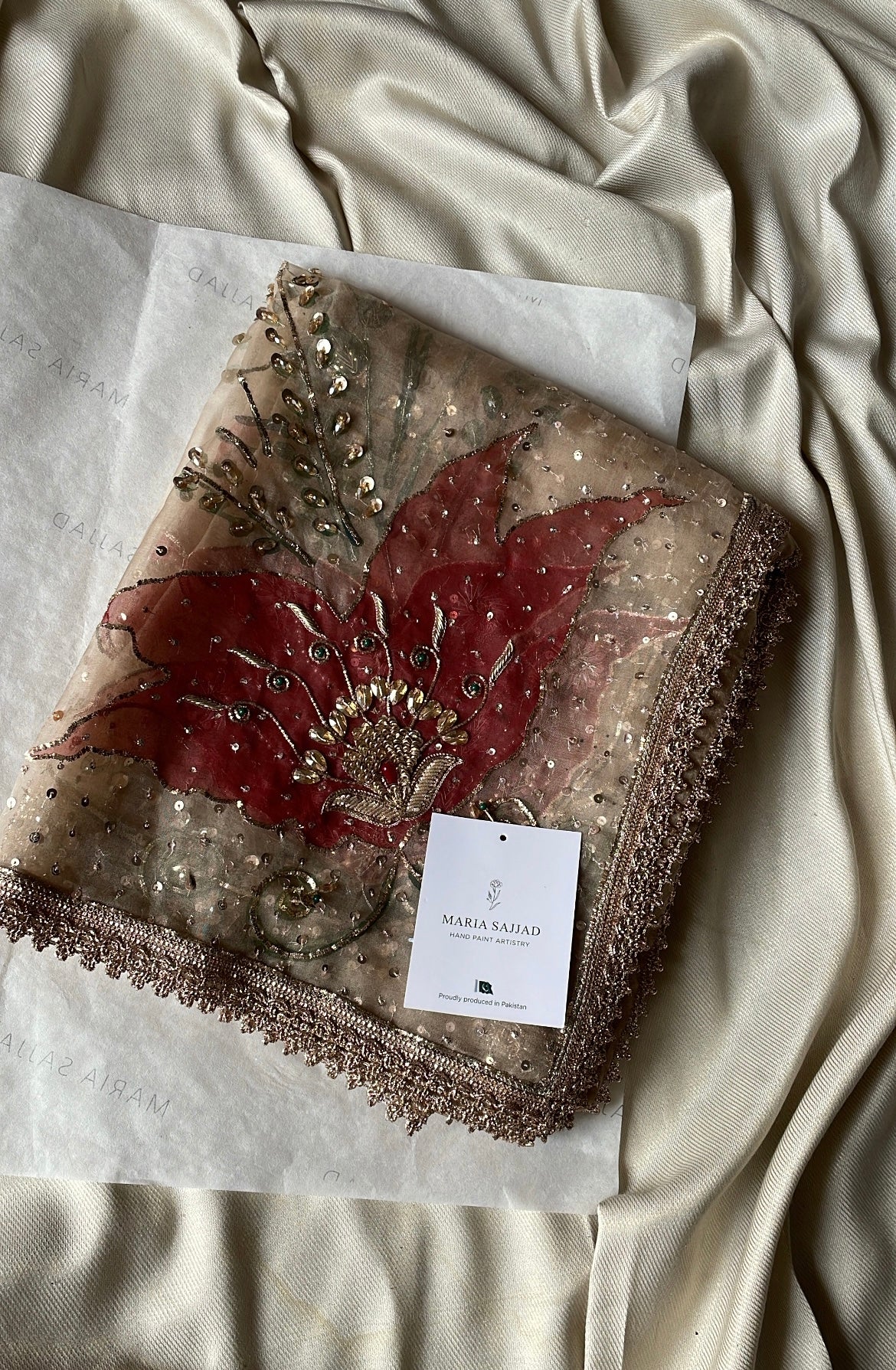 Festive HandPainted Dupatta