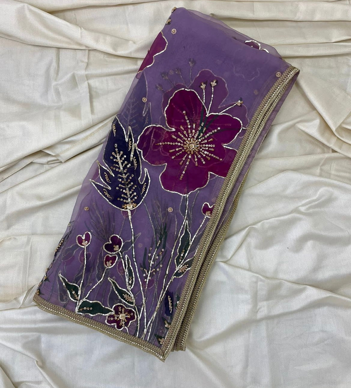 Festive HandPainted Dupatta