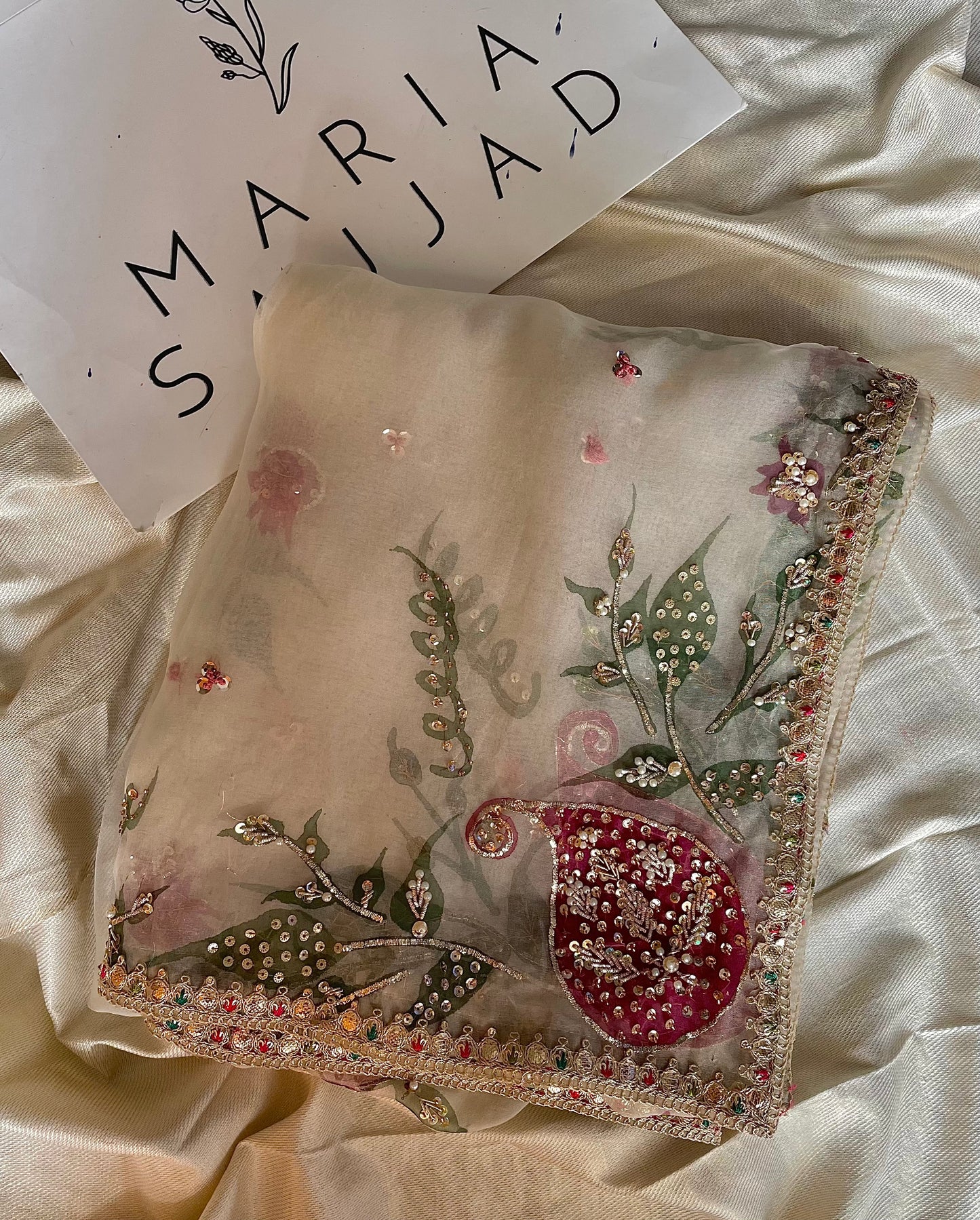 Festive HanPainted Dupatta