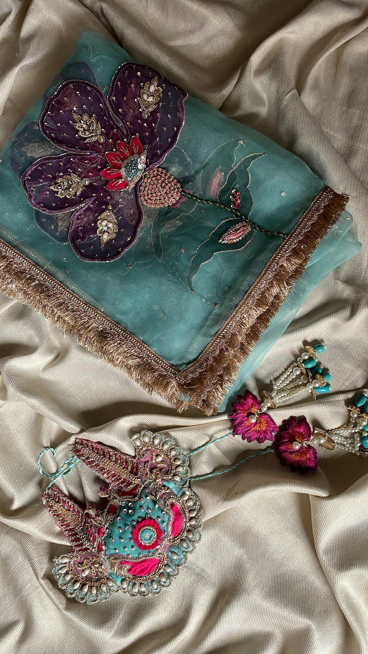 Festive HandPainted Dupatta