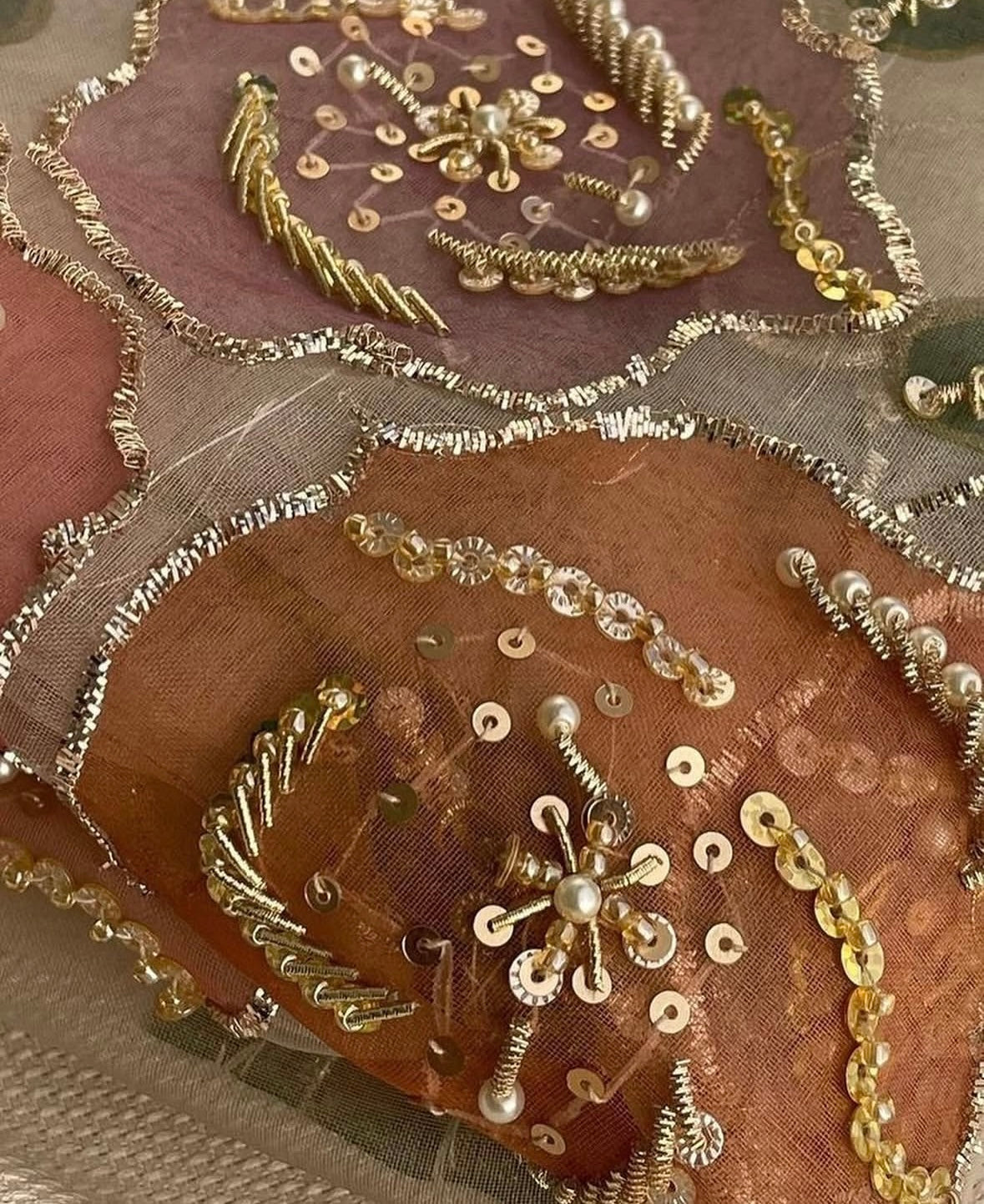 Festive HandPainted Duppata