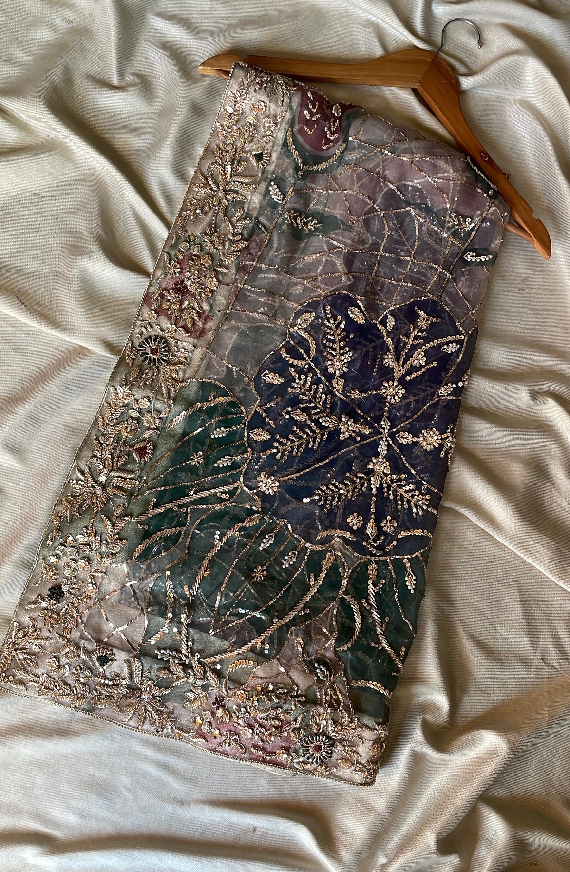 Bridal HandPainted Dupatta