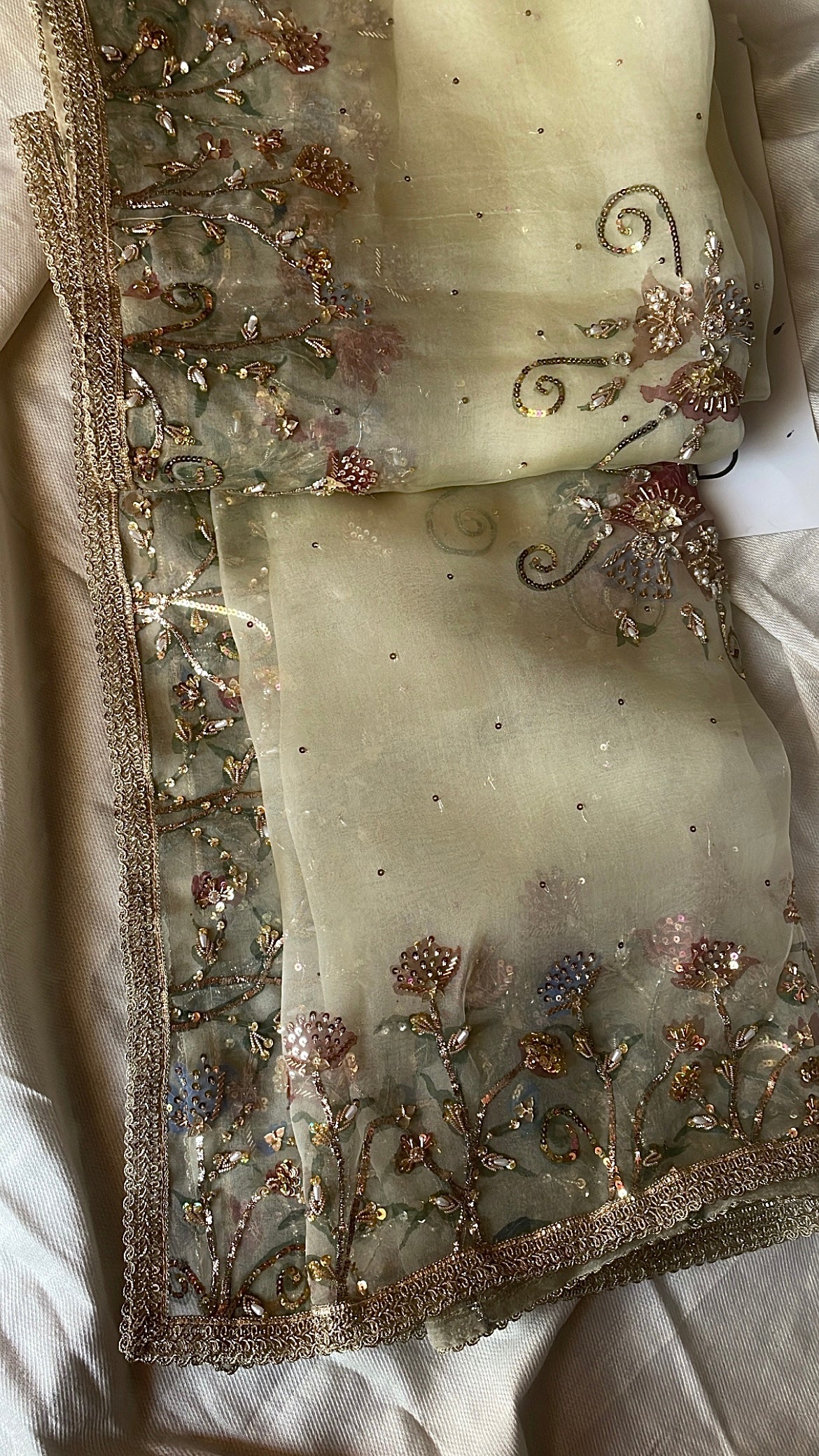 Festive HandPainted Dupatta