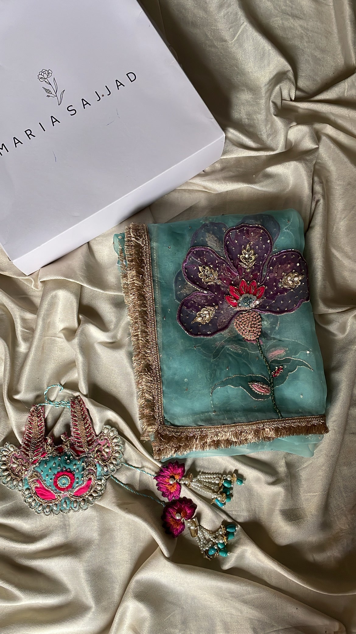 Festive HandPainted Dupatta