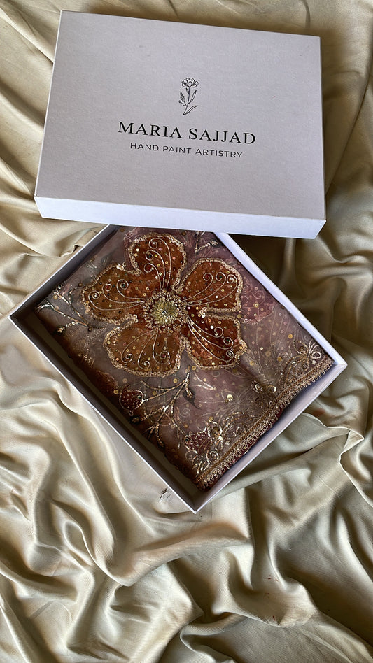 Festive HandPainted Dupatta