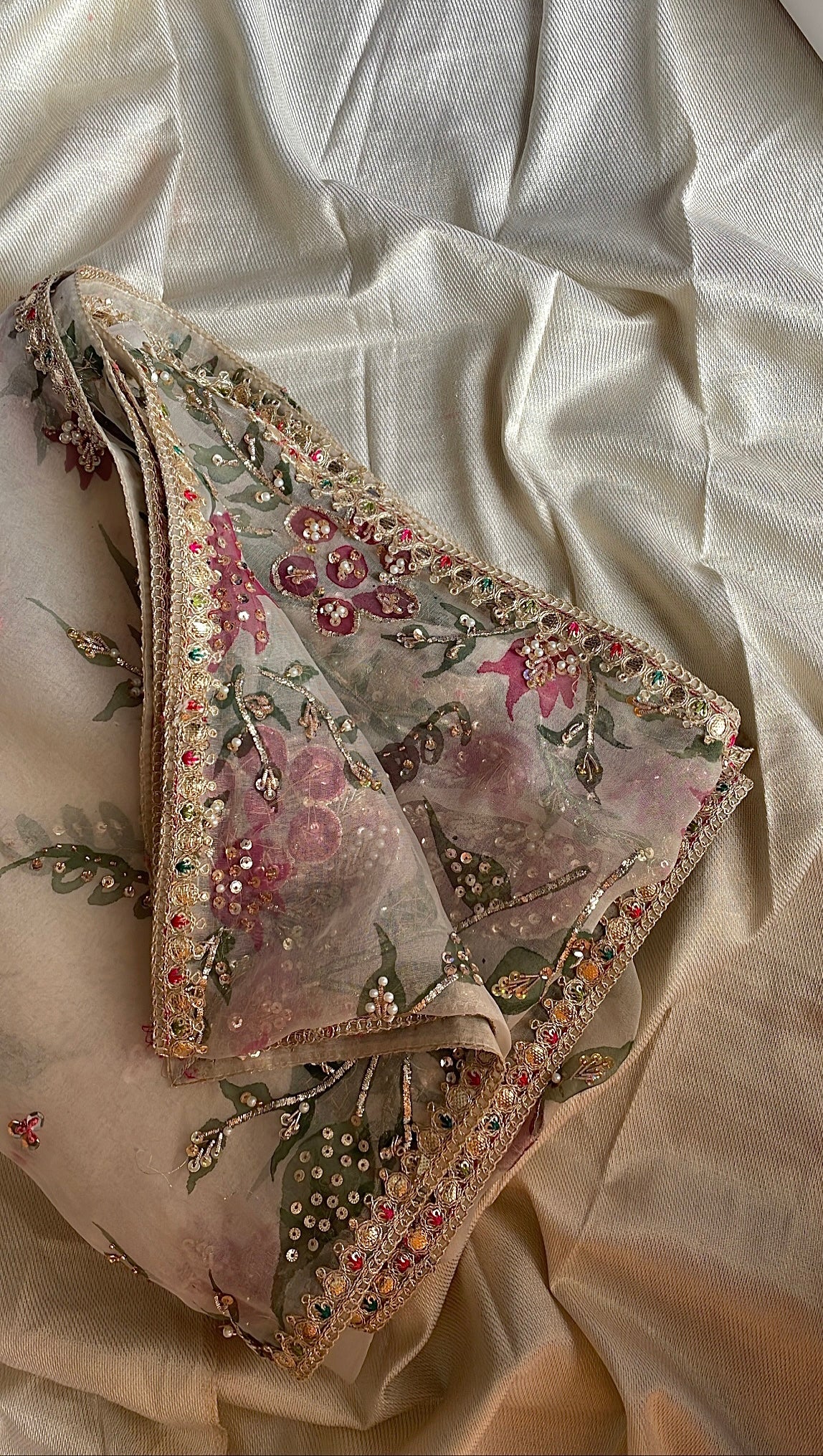 Festive HanPainted Dupatta