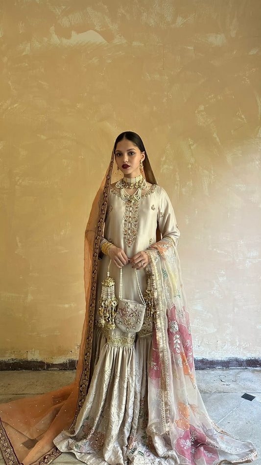 Gharara Nikkah Dresses 2018 Bride In Gharara Designer By Gharara #bride Gharara Nikkah Dresses 2018 Bride In Gharara Designer By Gharara #bride